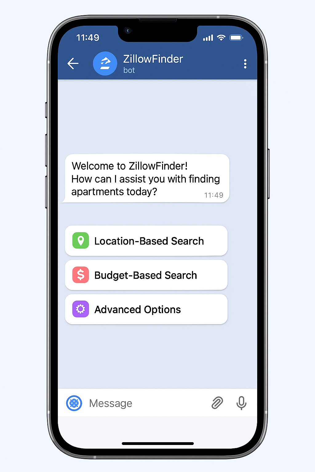 Telegram Bot Interface