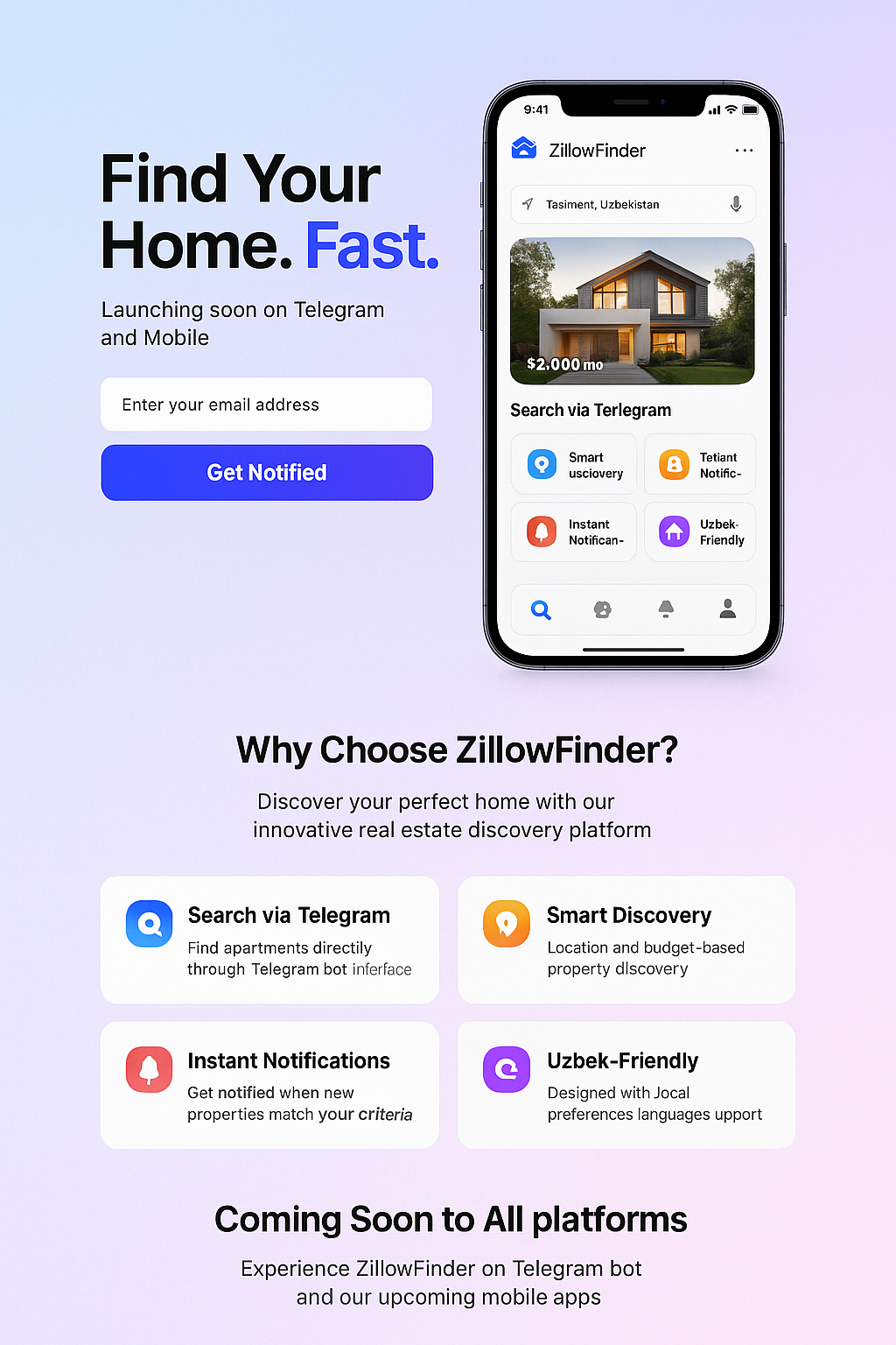 ZillowFinder App Preview